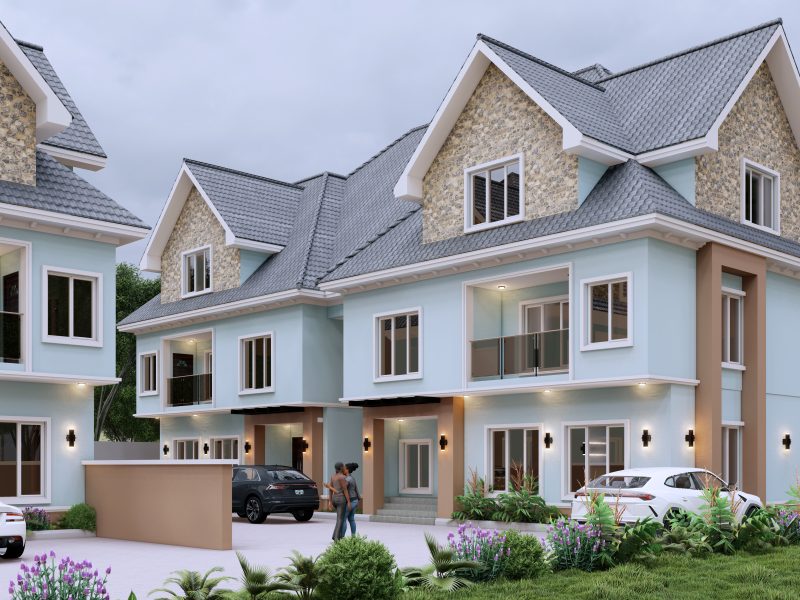 3 Bedroom Terrace Duplex + Penthouse,Gwarimpa Phase II